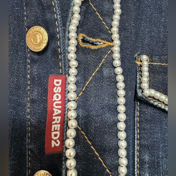 DSQUARED 2 DENIM PERALS MIDI DRESS - Picture 4 of 10